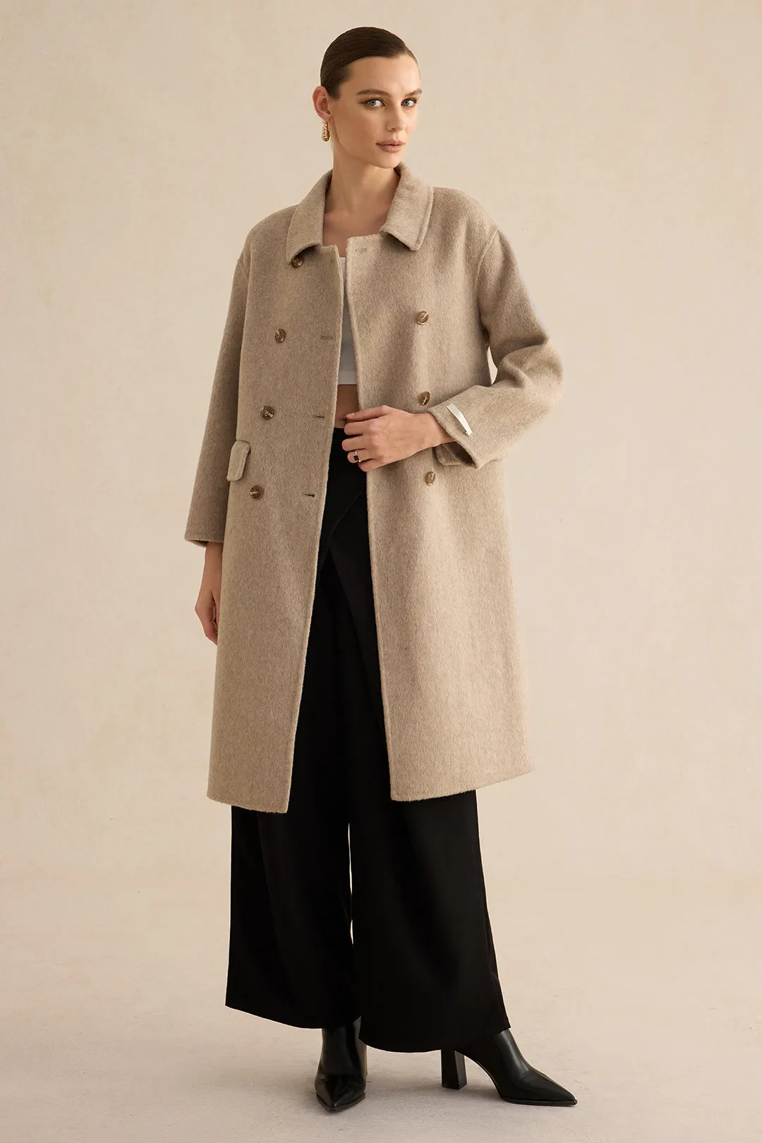 100% uld Pocket Coat sold by Micas product image thumbnail 3