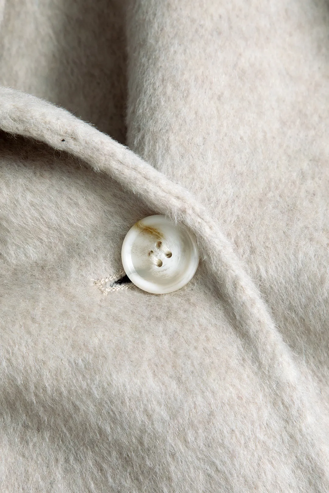 Grundlæggende uld dobbeltbrystet frakke sold by Micas product image thumbnail 3