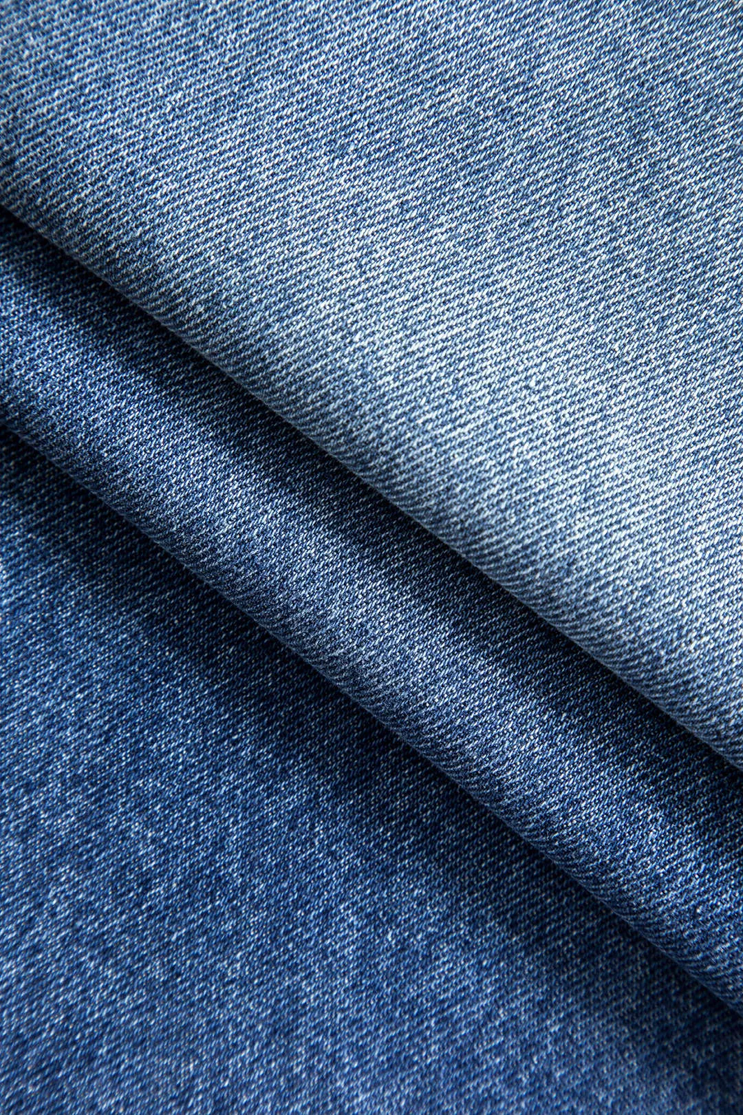 Denim knap asymmetriske jeans med brede ben sold by Micas product image thumbnail 3