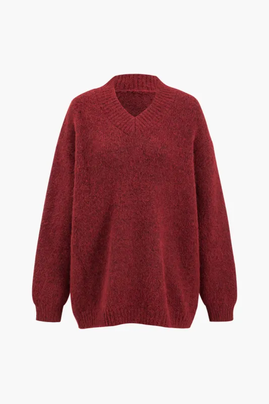Basic Knit Long-Sleeve Top sold by Micas