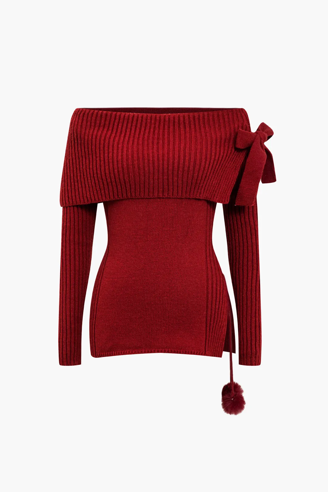 Sweater Knot Long-Sleeve Top sold by Micas