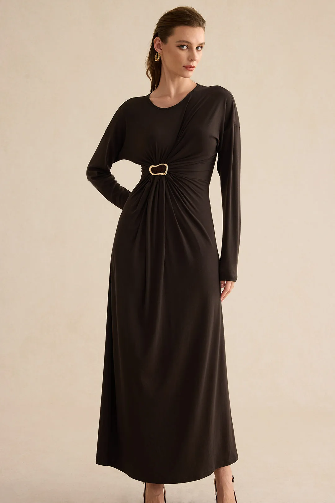 Long Sleeve Maxi Dress sold by Micas