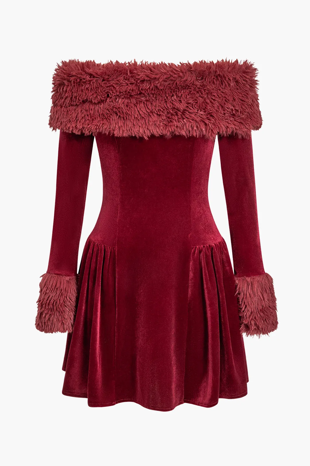 Velvet Strapless Mini Dress sold by Micas