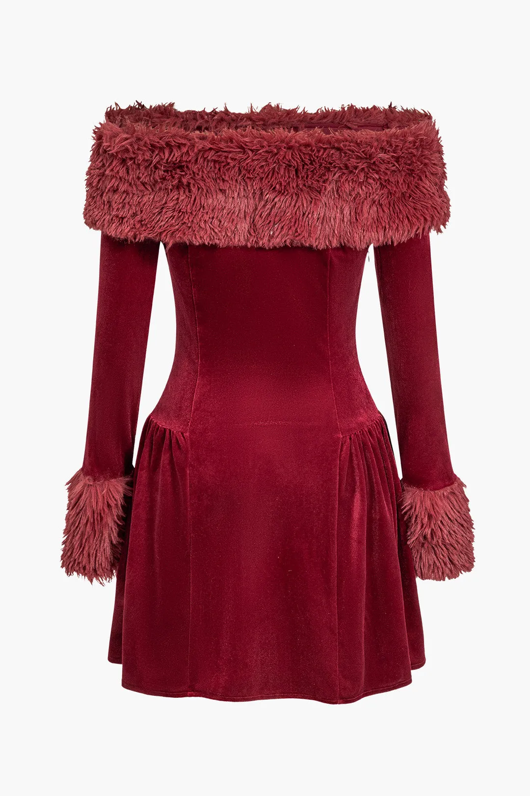 Velvet Strapless Mini Dress sold by Micas product image thumbnail 2