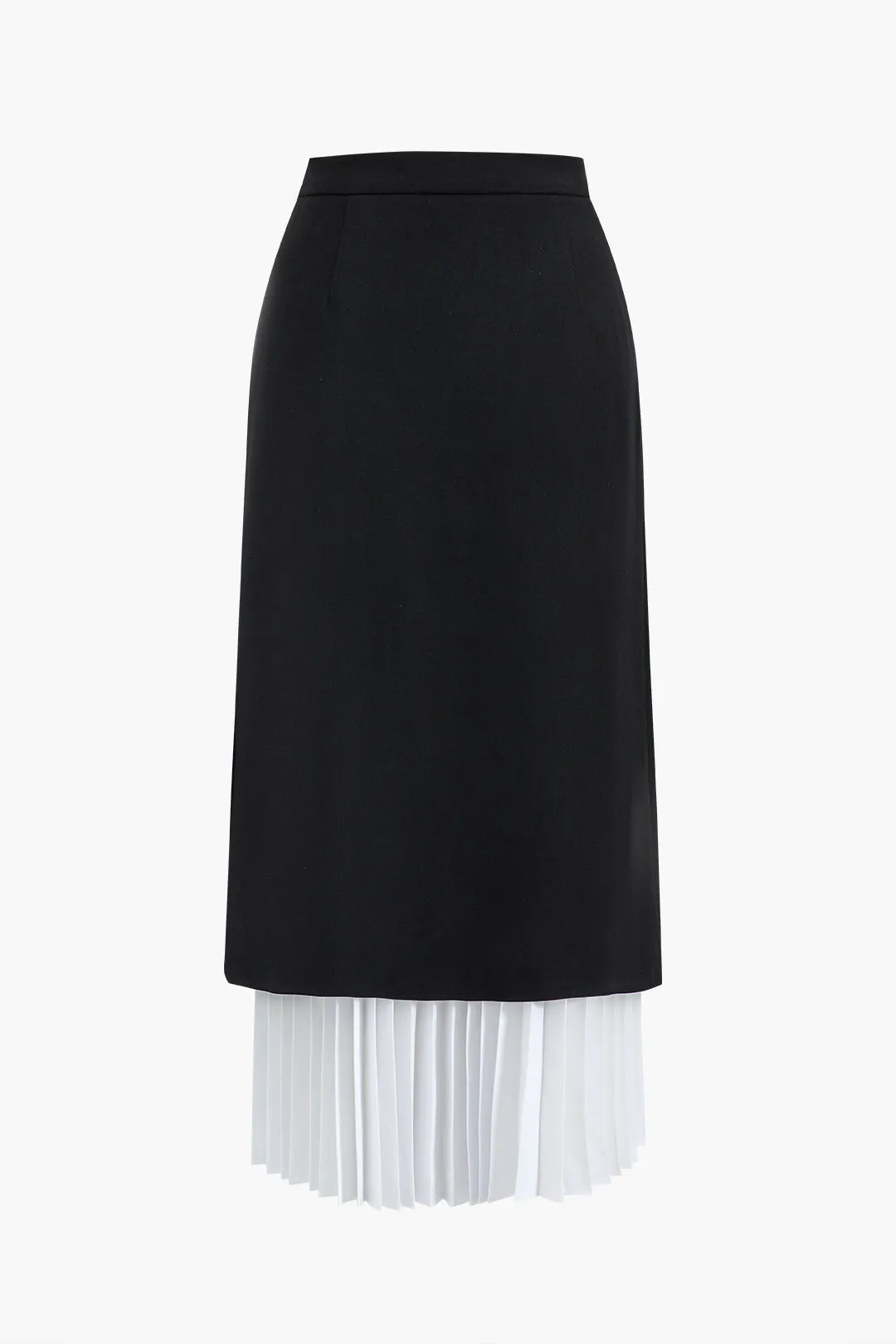 Pleated Patchwork Skirt sold by Micas product image thumbnail 2