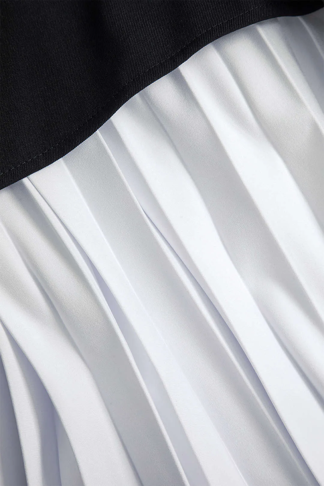 Pleated Patchwork Skirt sold by Micas product image thumbnail 3