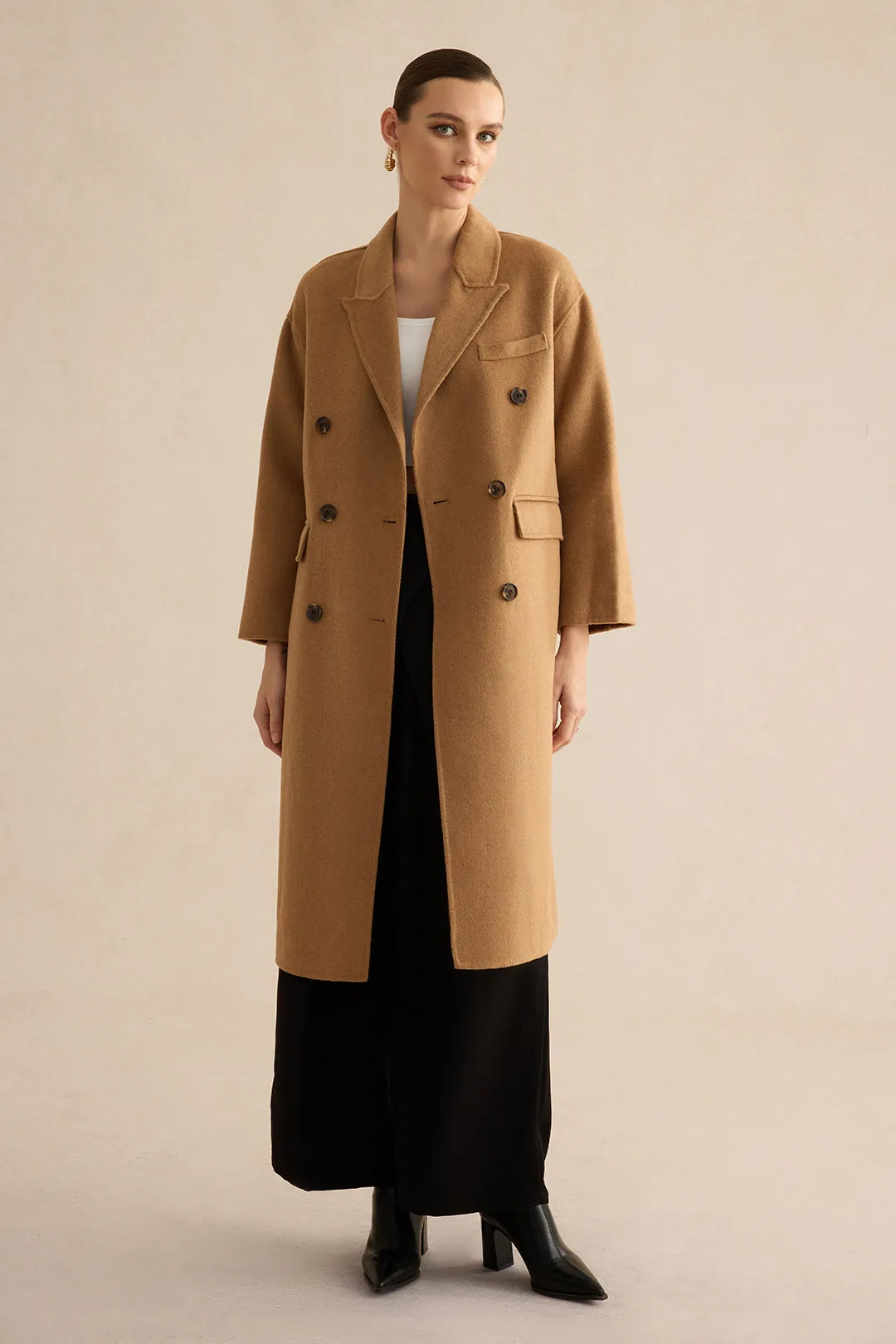 Wool Button Coat sold by Micas product image thumbnail 3