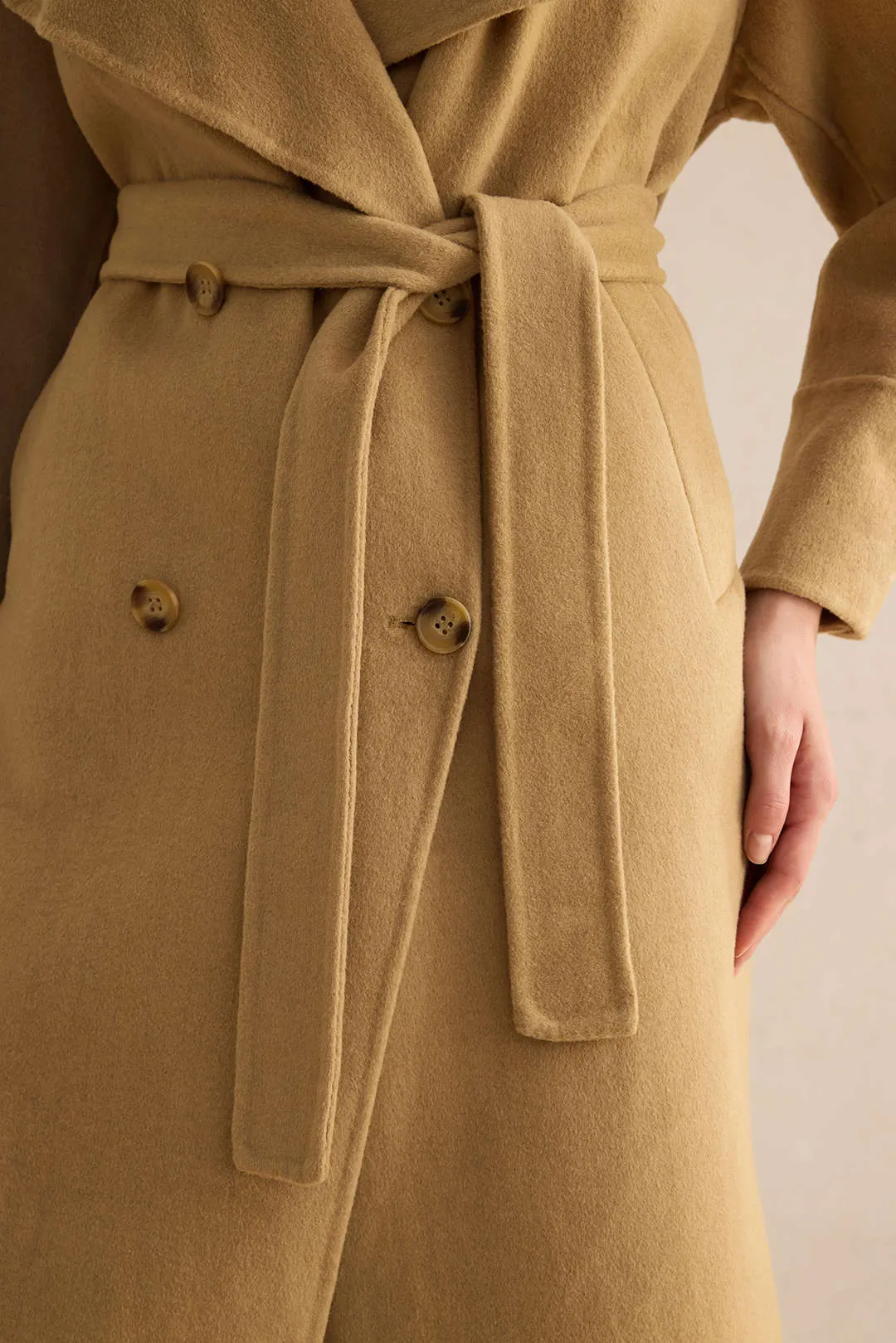 Belted Coat sold by Micas product image thumbnail 4