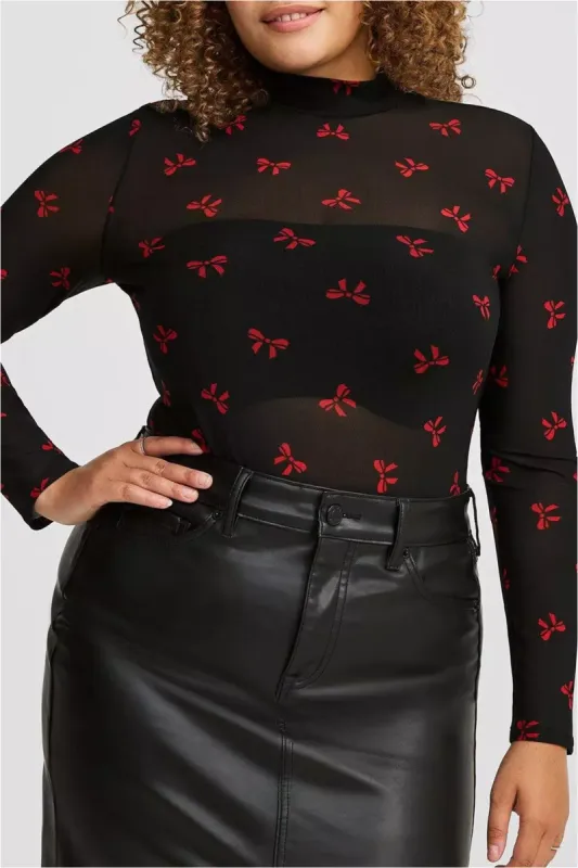 Plus Size Long-Sleeve Top made by Micas