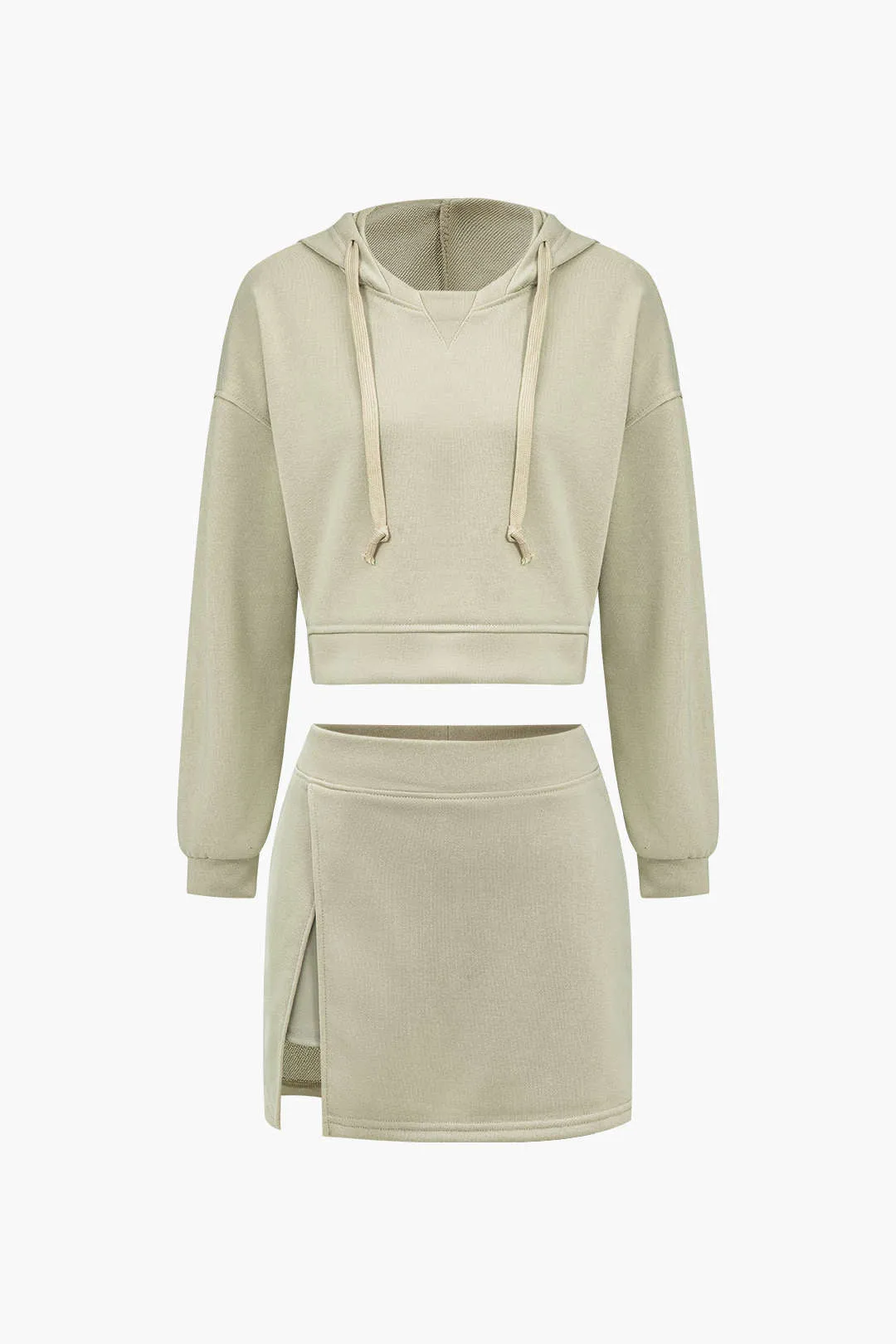 Mini-nederdelsæt med hætte og slids sold by Micas product image thumbnail 2