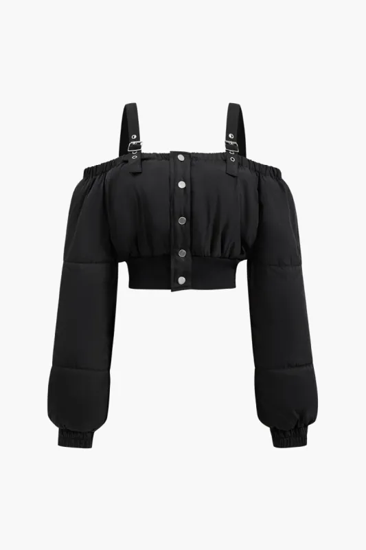 Adjustable Strap Puffer sold by Micas