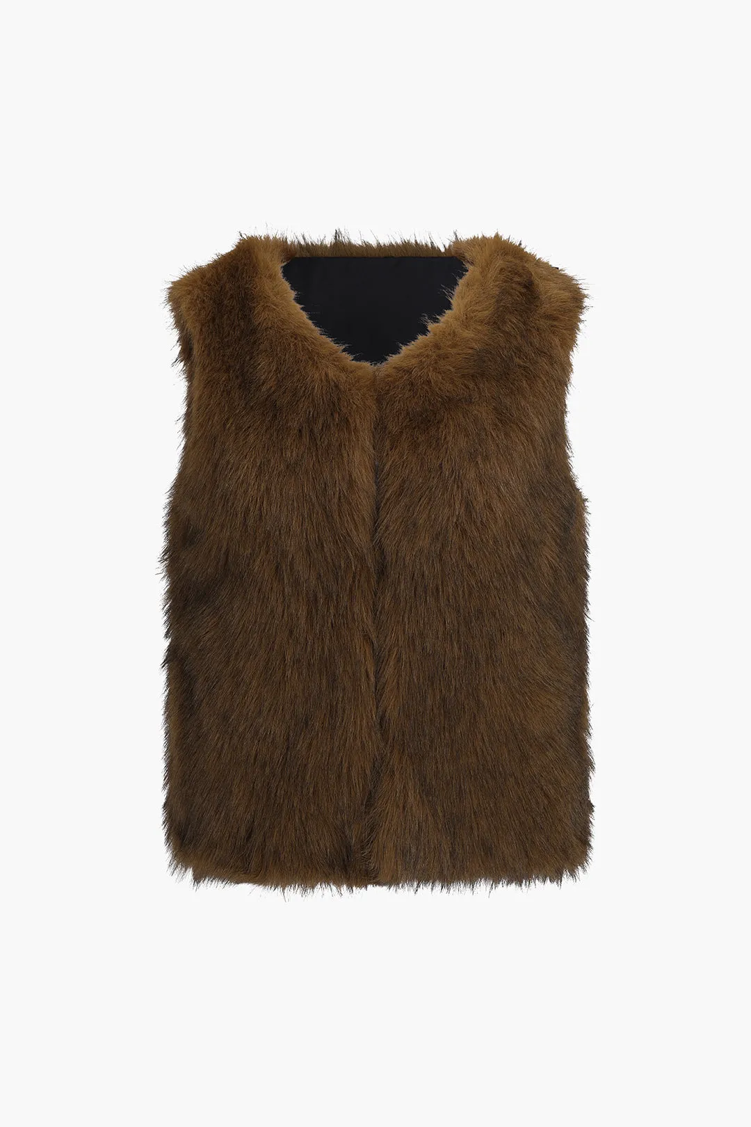 Basic jakke i imiteret pels sold by Micas