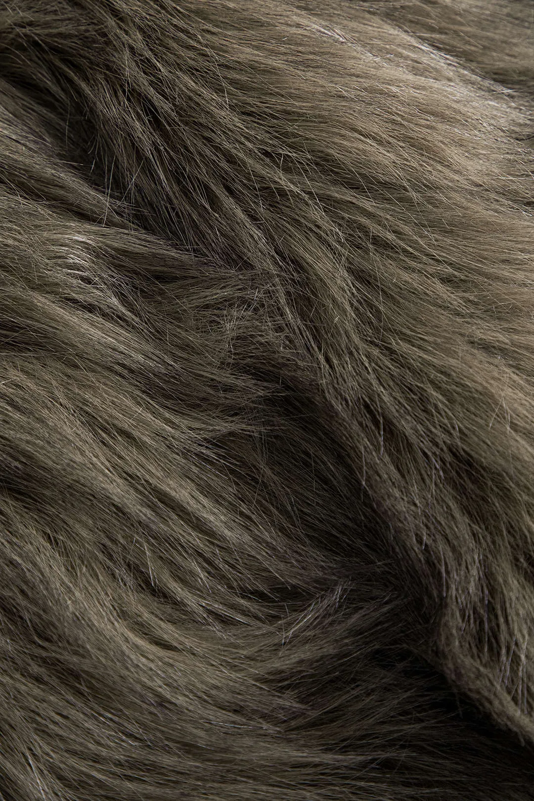 Faux Leather Fur Button Patchwork Coat sold by Micas product image thumbnail 5