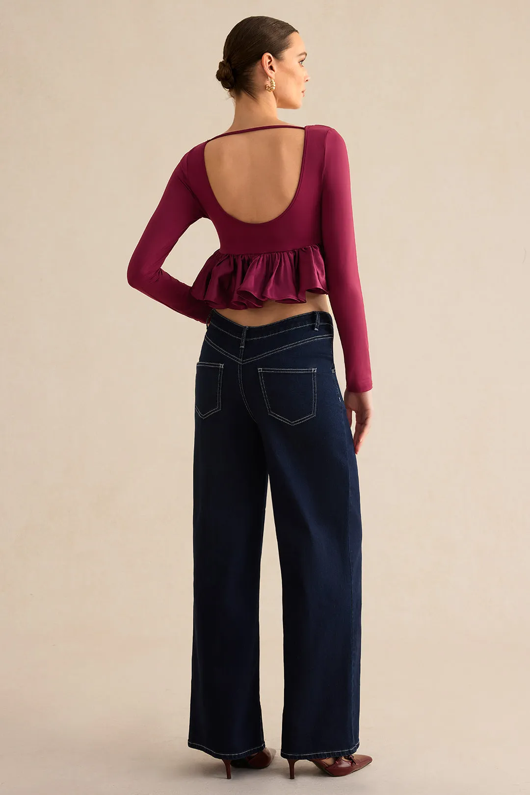 Denim High Waist Jeans sold by Micas product image thumbnail 5