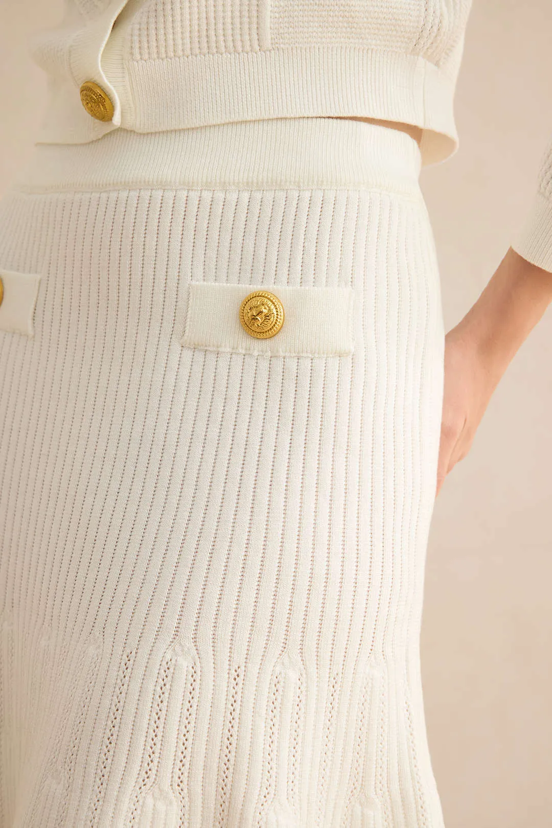 Ribbet sweater nederdel sold by Micas product image thumbnail 5