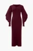 Long Sleeve Sweater Maxi Dress sold by Micas