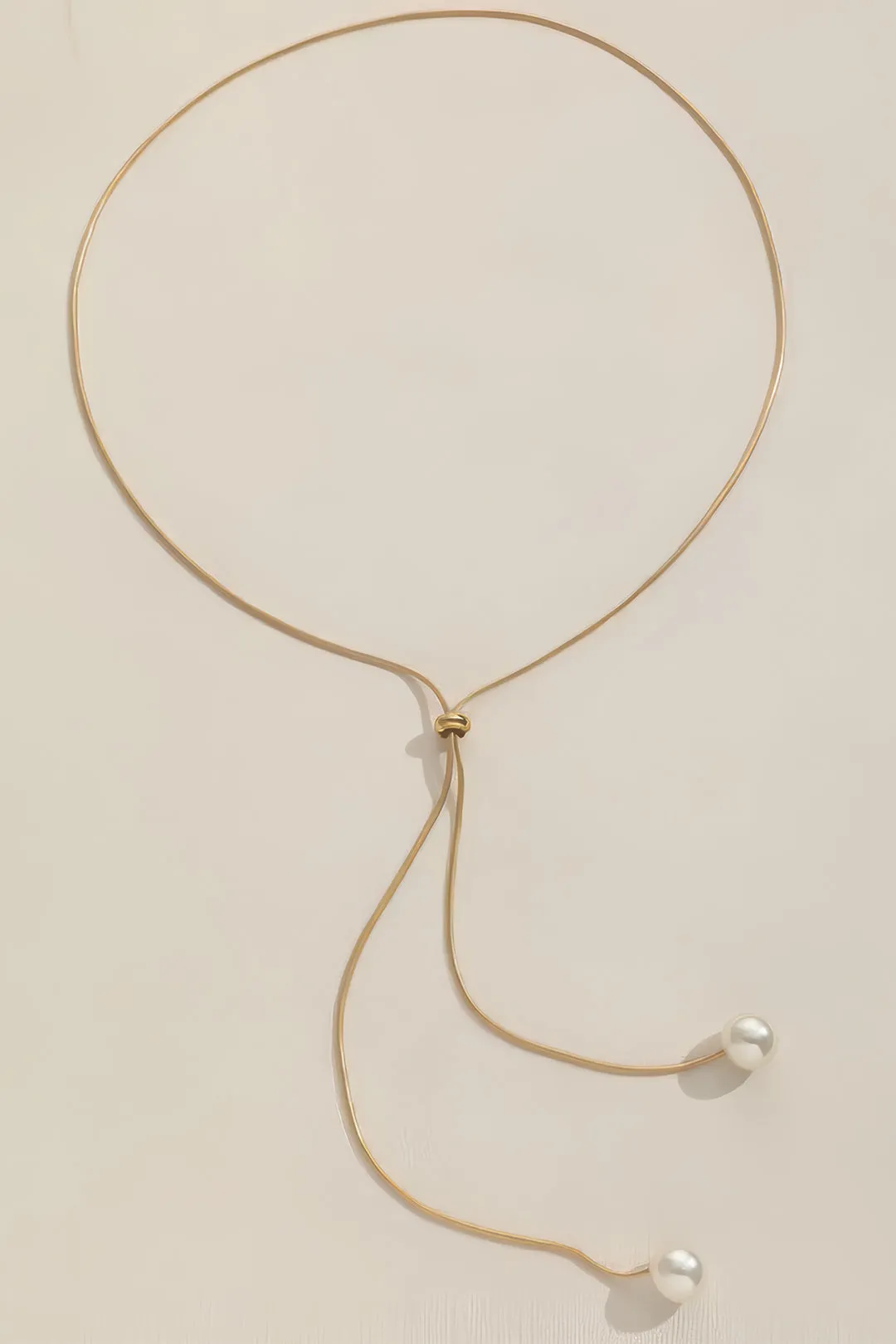 Justerbar perlehalskæde sold by Micas product image thumbnail 4