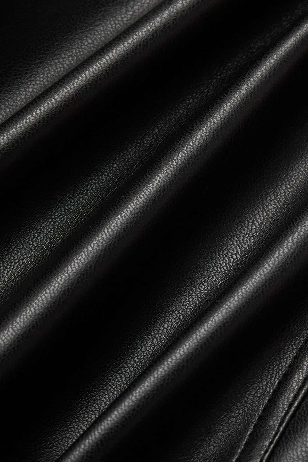 Faux læder pels knap patchwork jakke sold by Micas product image thumbnail 3