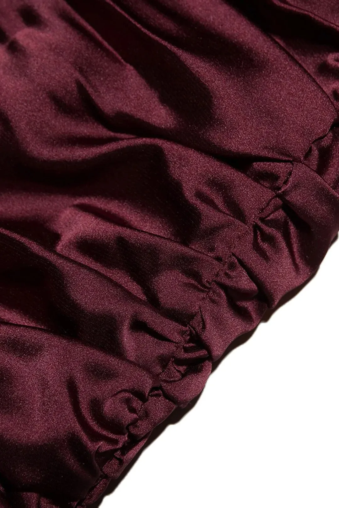 Satin asymmetrisk ærmeløs mini kjole sold by Micas product image thumbnail 4