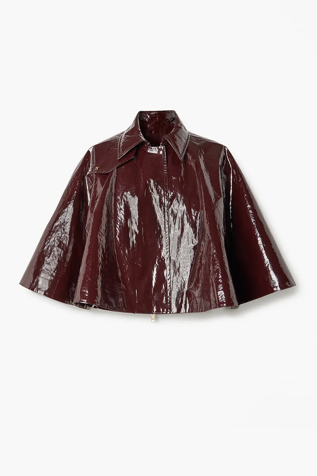 Faux Leather Crop Jacket sold by Micas