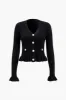 Knit V-Neck Long-Sleeve Top sold by Micas