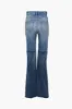 Denim Patchwork jeans med lige ben sold by Micas