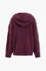 Hooded Knit Patchwork Denim Outerwear sold by Micas