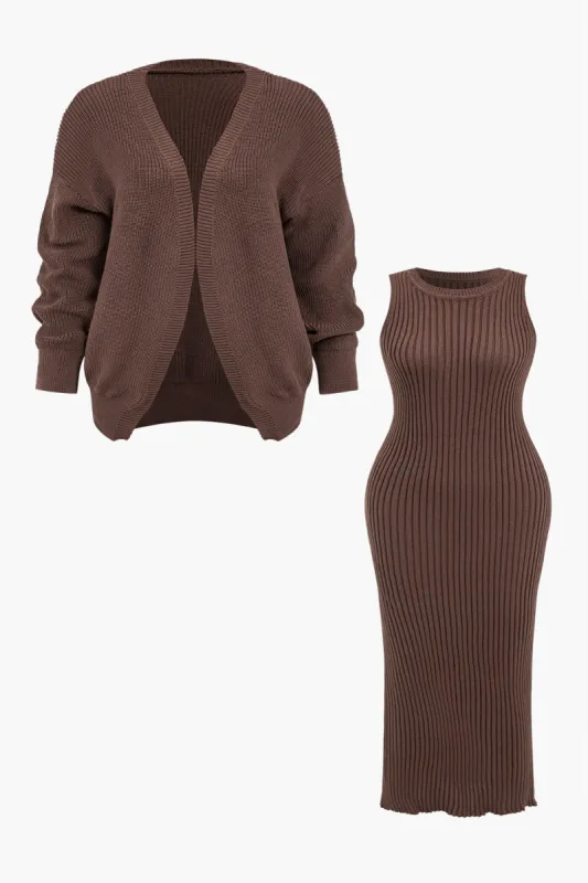 Plus Size strikkjolesæt sold by Micas