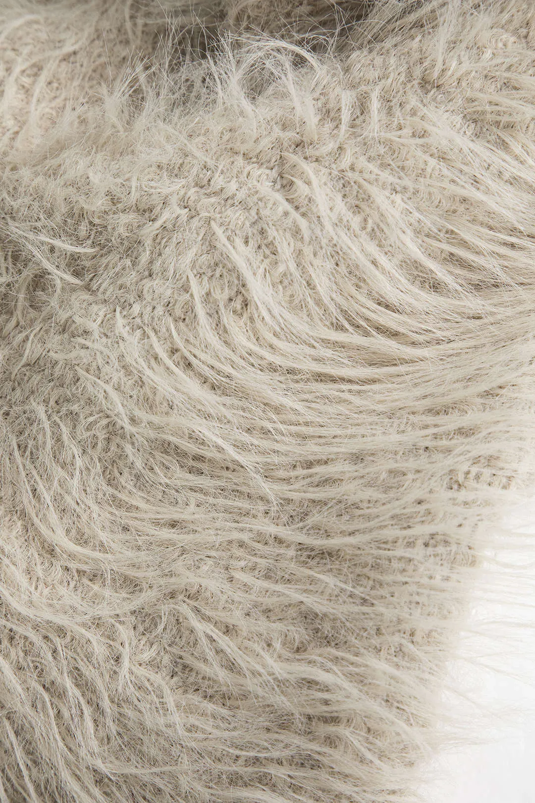 Faux pels strikket vest sold by Micas product image thumbnail 4