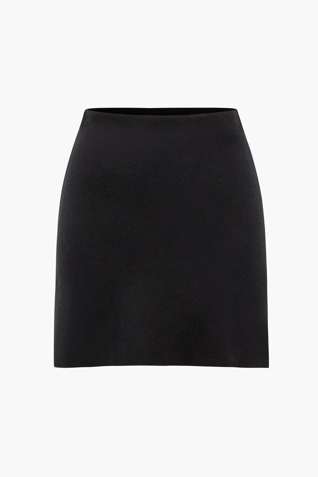 Basic strik mini nederdel sold by Micas