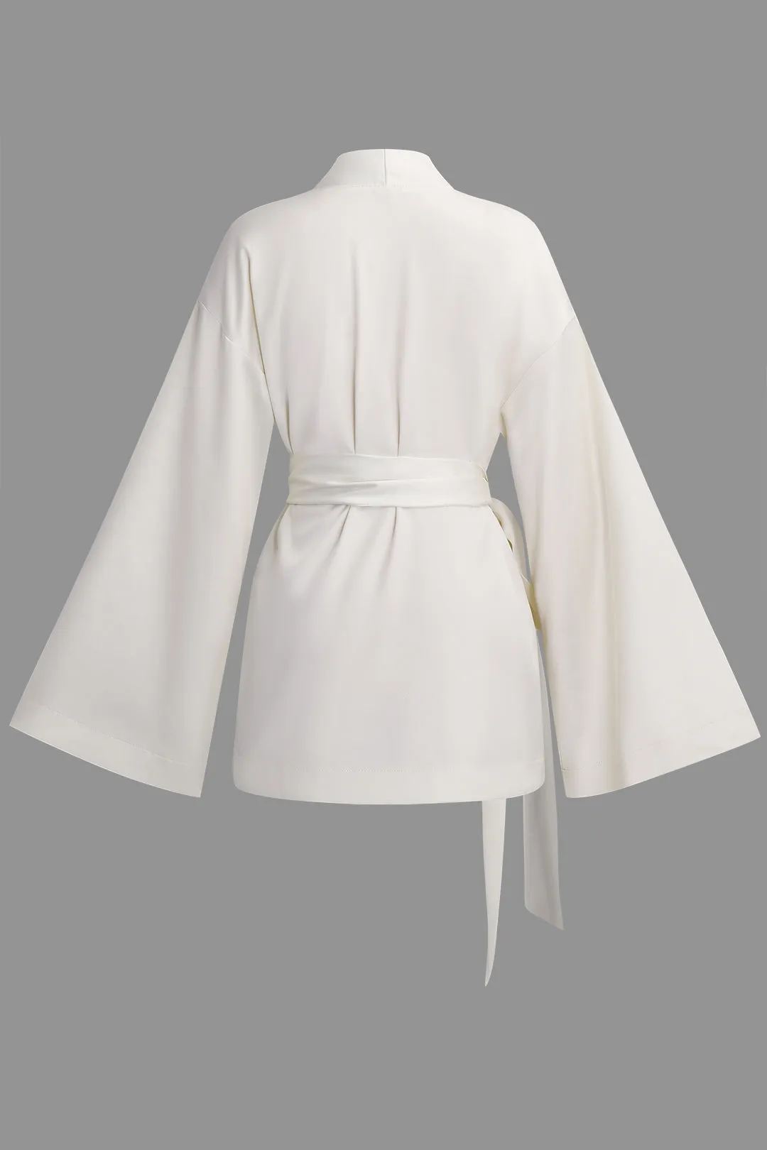 Satin Tie-Up V-hals mini kjole sold by Micas product image thumbnail 2