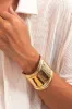 Metal geometrisk bredt armbånd sold by Micas