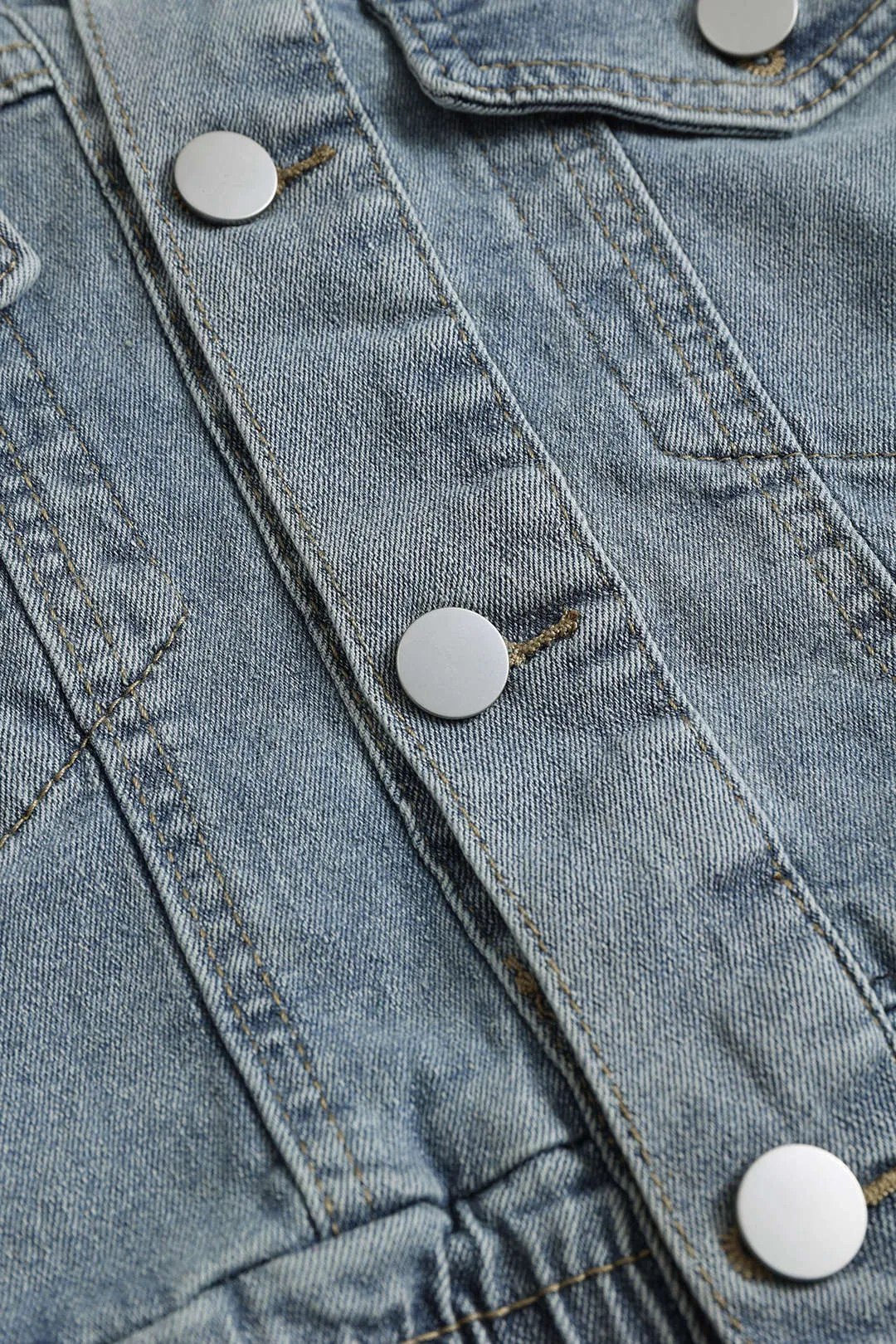 Floral Denim Patchwork Overtøj sold by Micas product image thumbnail 3