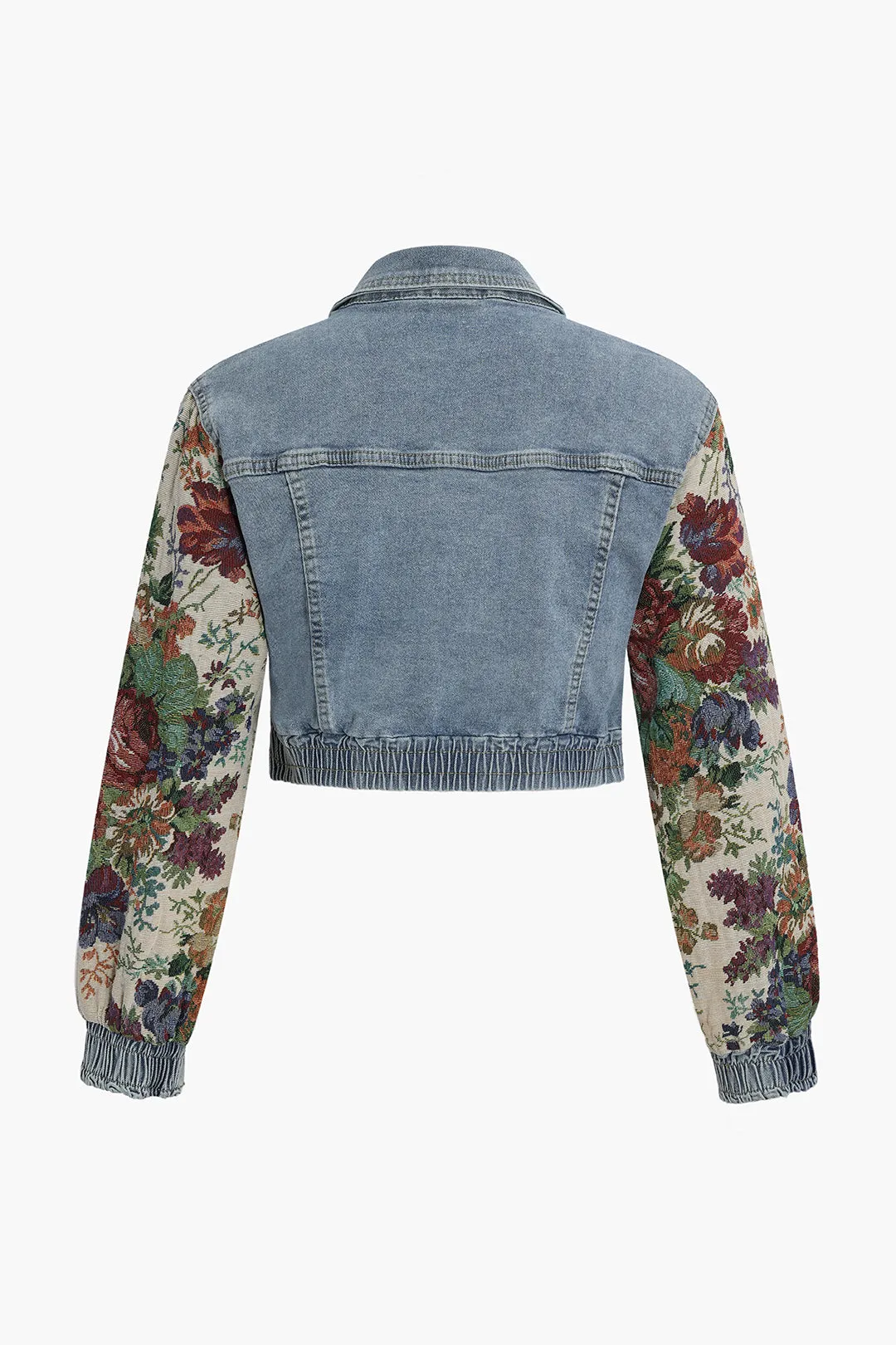 Floral Denim Patchwork Overtøj sold by Micas product image thumbnail 2