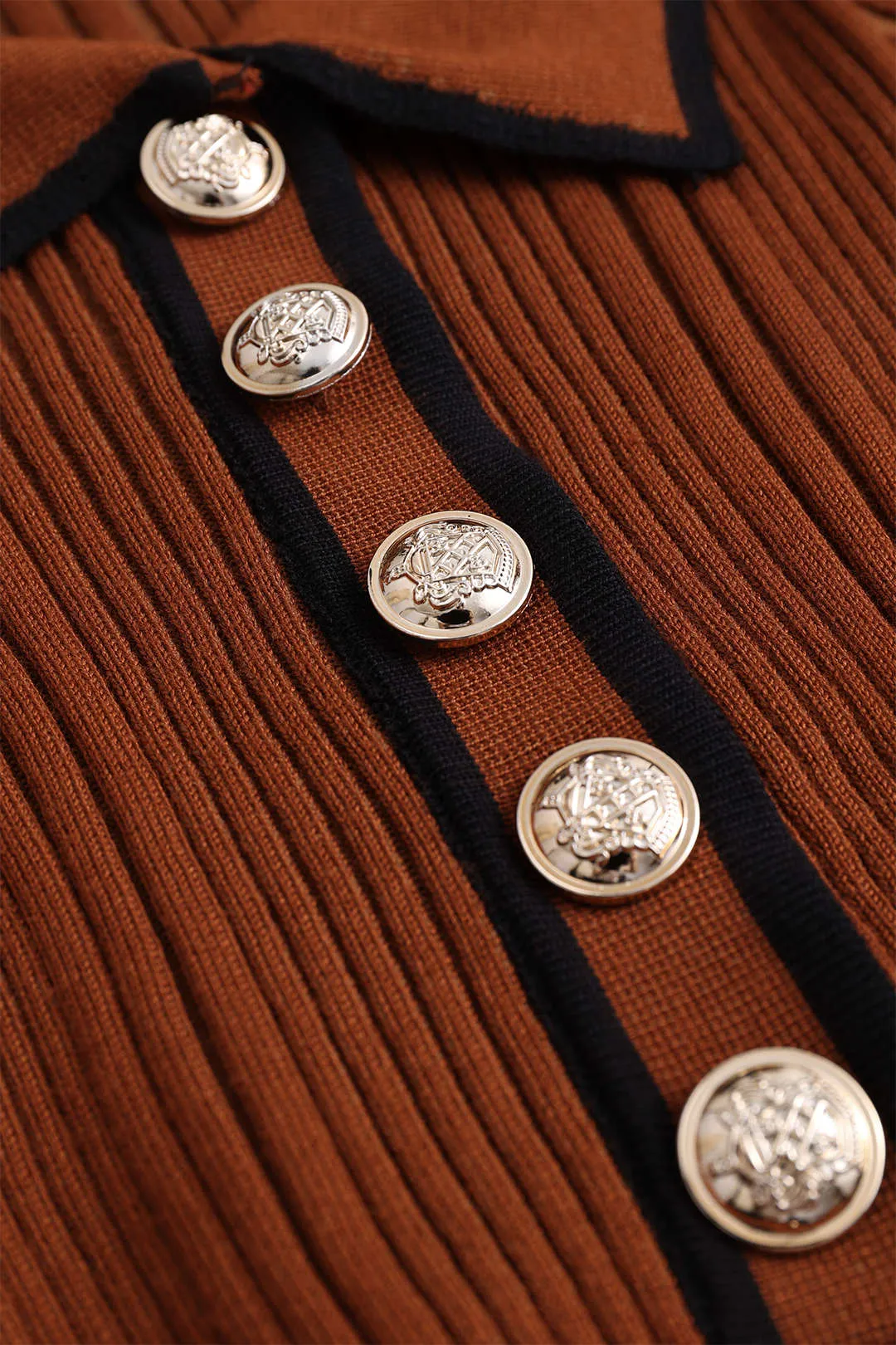 Strik langærmet knapkjole sold by Micas product image thumbnail 3