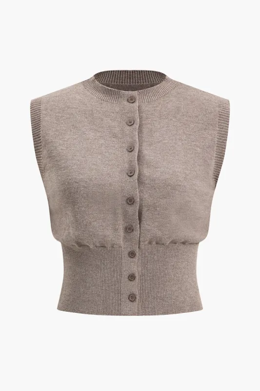 Knap sweater tank top sold by Micas