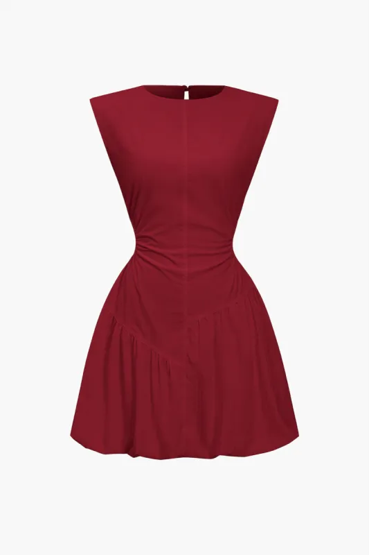Ruched ærmeløs mini kjole sold by Micas