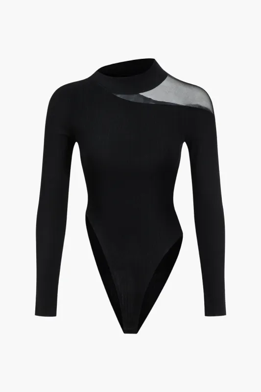 Grundlæggende langærmet solid bodysuit sold by Micas