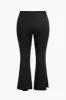 Plus Size strikkede bukser sæt sold by Micas
