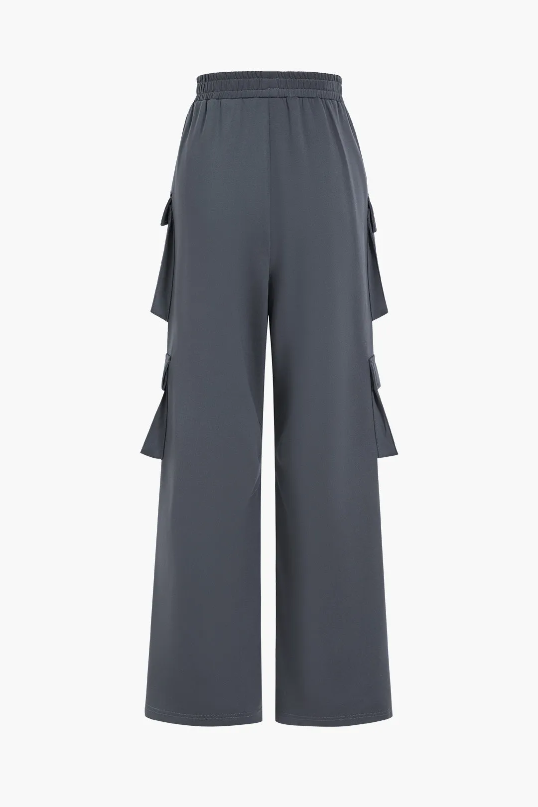 Flap Pocket High Waist Trousers sold by Micas product image thumbnail 2