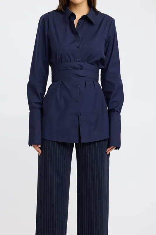 Button-Up Long-Sleeve Shirt sold by Micas