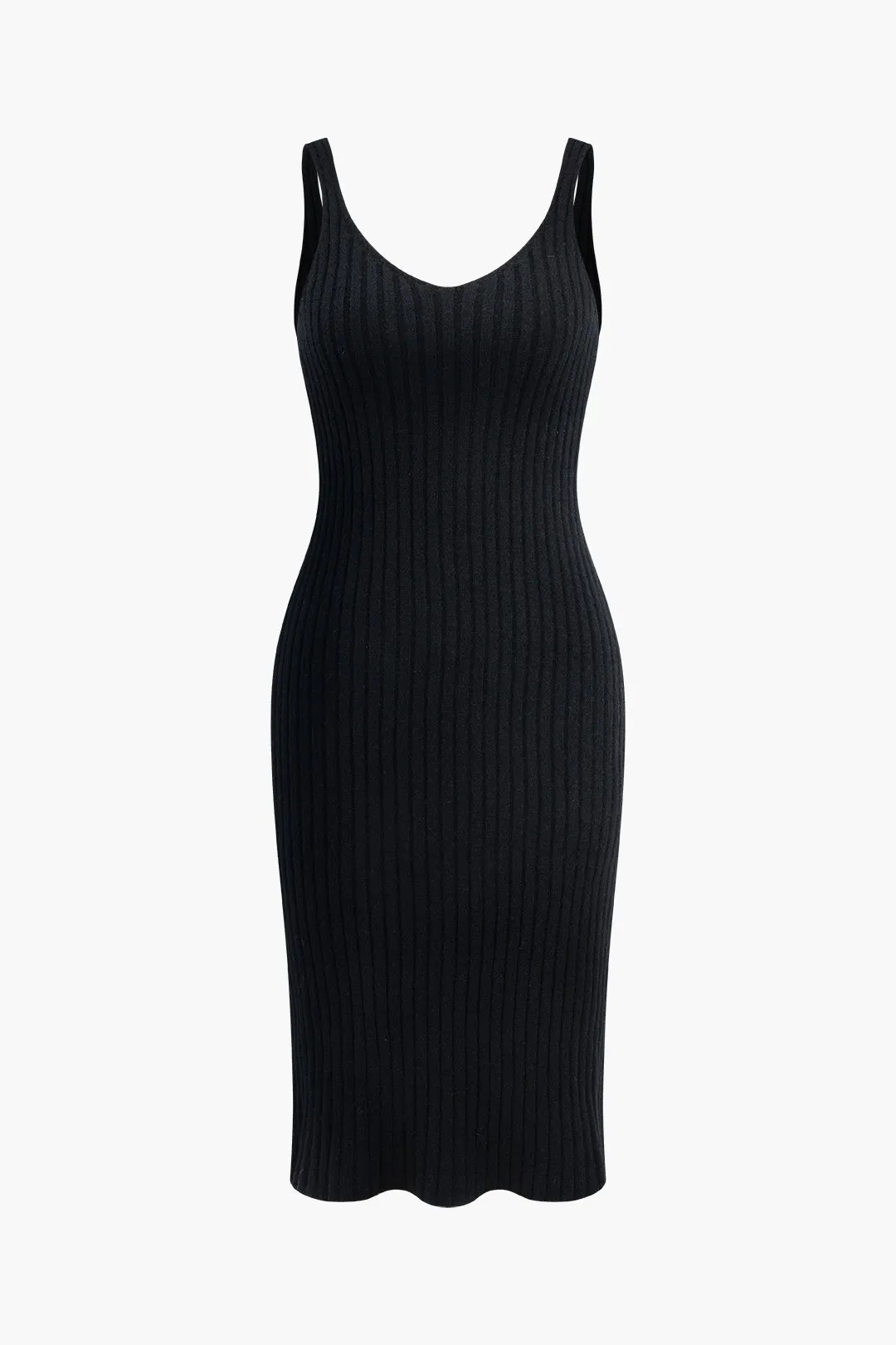 Contrast Sweater Button Cropped Cardigan And Slip Dress Set sold by Micas product image thumbnail 2