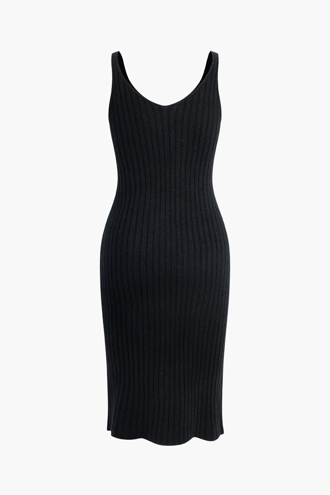 Contrast Sweater Button Cropped Cardigan And Slip Dress Set sold by Micas product image thumbnail 3