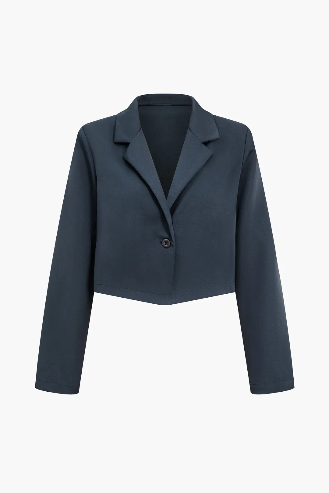 Notched Lapel Blazer And High Waist Trousers Set sold by Micas product image thumbnail 2