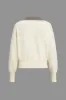 Kontrastknap sweater cardigan sold by Micas
