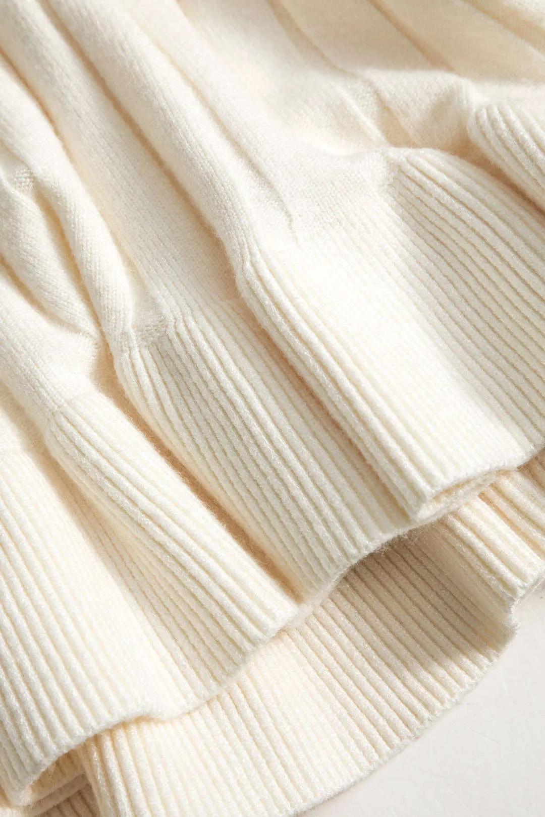 Ruffle Hem Sweater Midi Dress sold by Micas product image thumbnail 4