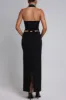 Knot Back V-neck Halter Vest And Skirt Set sold by Micas