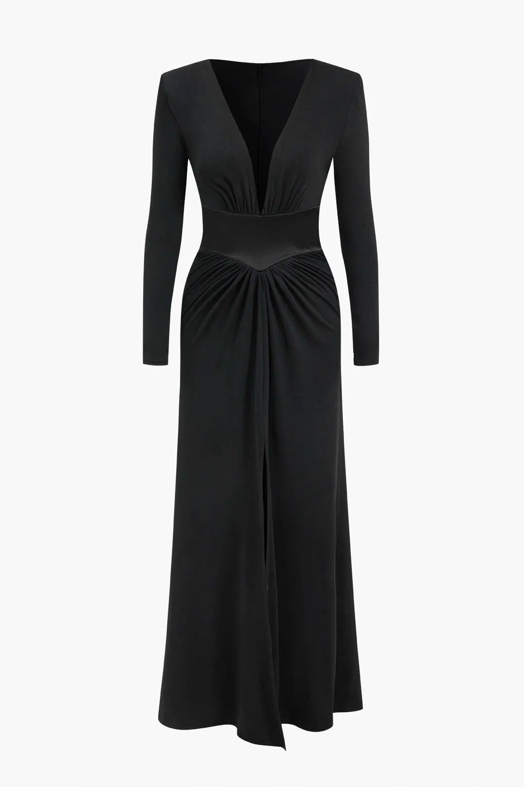 V-Neck Long Sleeve Maxi Dress sold by Micas