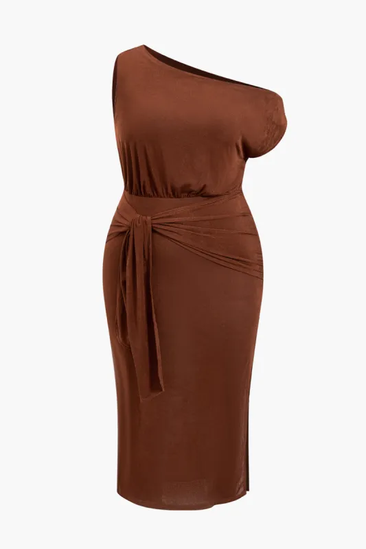 Plus Size Sleeveless Midi Dress sold by Micas