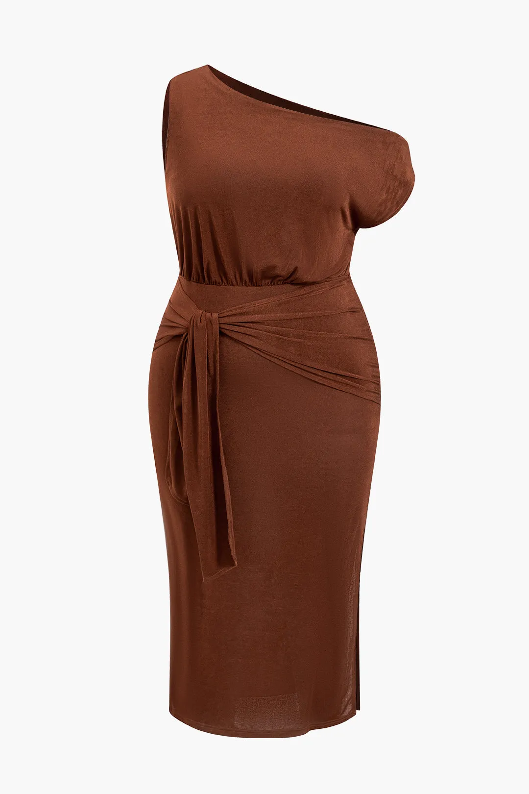 Plus Size Sleeveless Midi Dress sold by Micas
